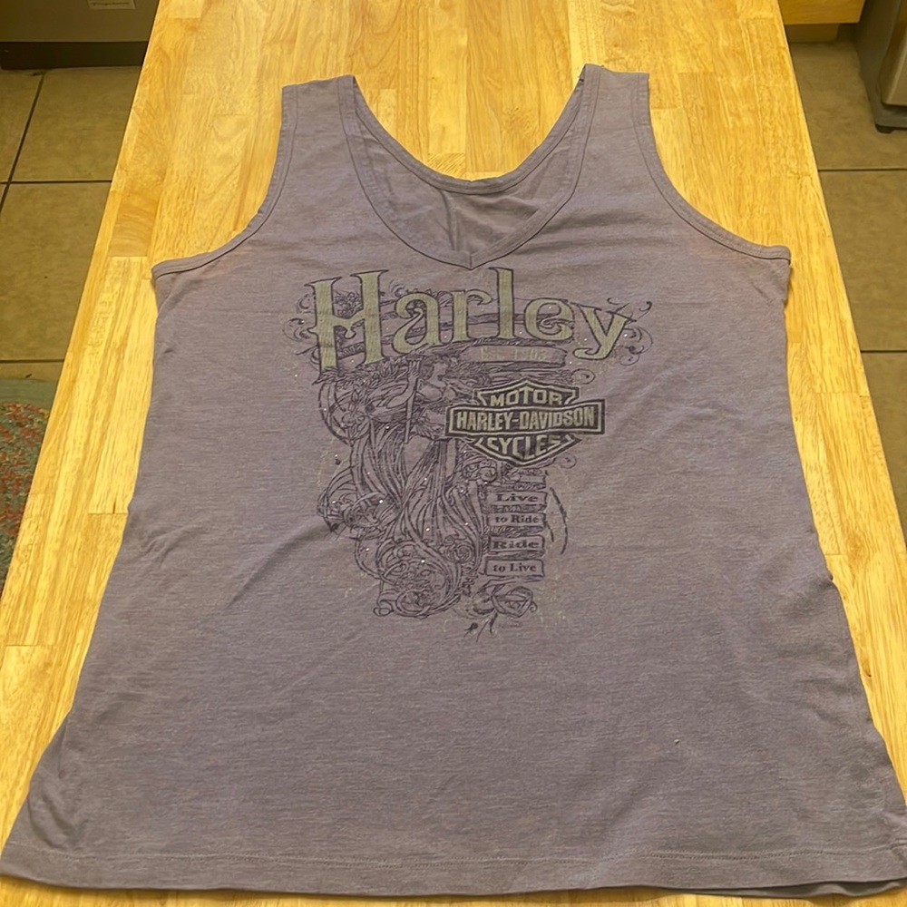 Purple Harley Davidson tank top - French Lick, IN